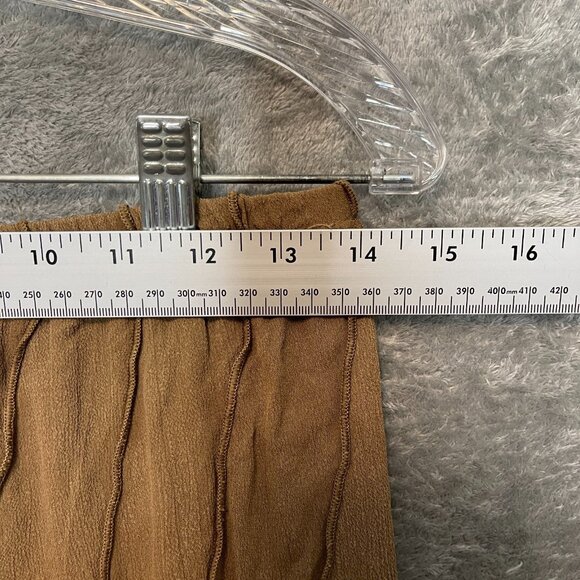 Coldwater Creek Women Ruffle Flounce Goblincore Lagenlook Pull On Maxi Skirt PS - Picture 6 of 8